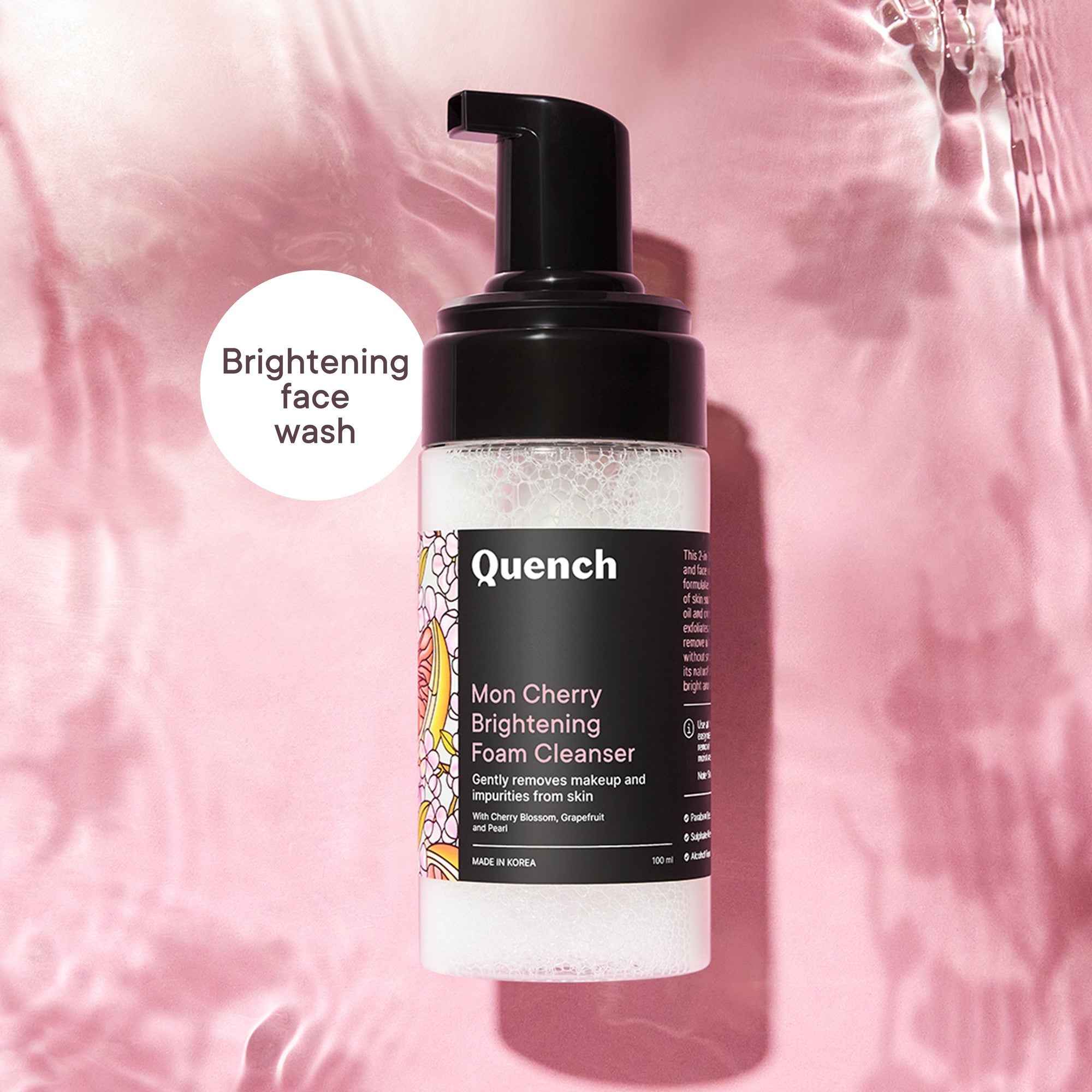 Brightening Foam Cleanser with Cherry Blossom Radiance - 100 ML