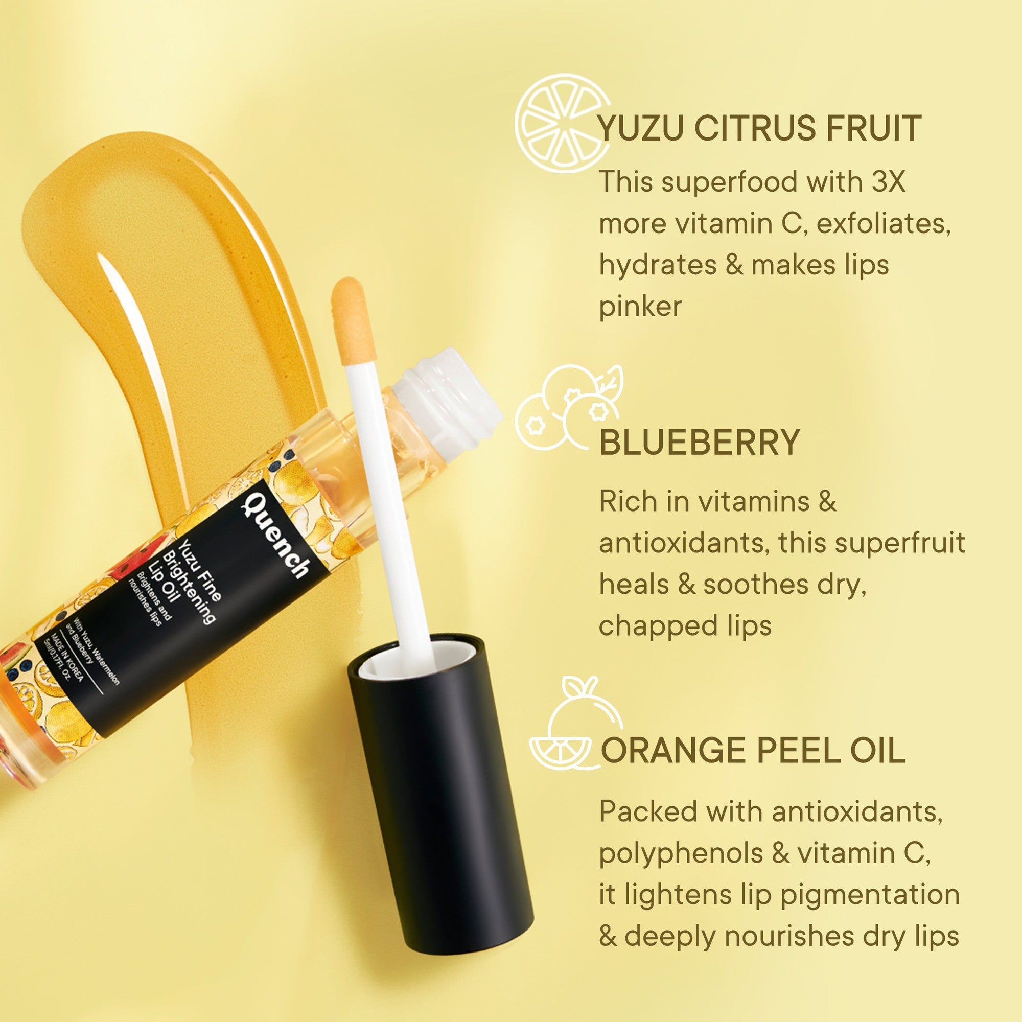 Brightening Lip Oil with Yuzu Vitamin C - 5 ML