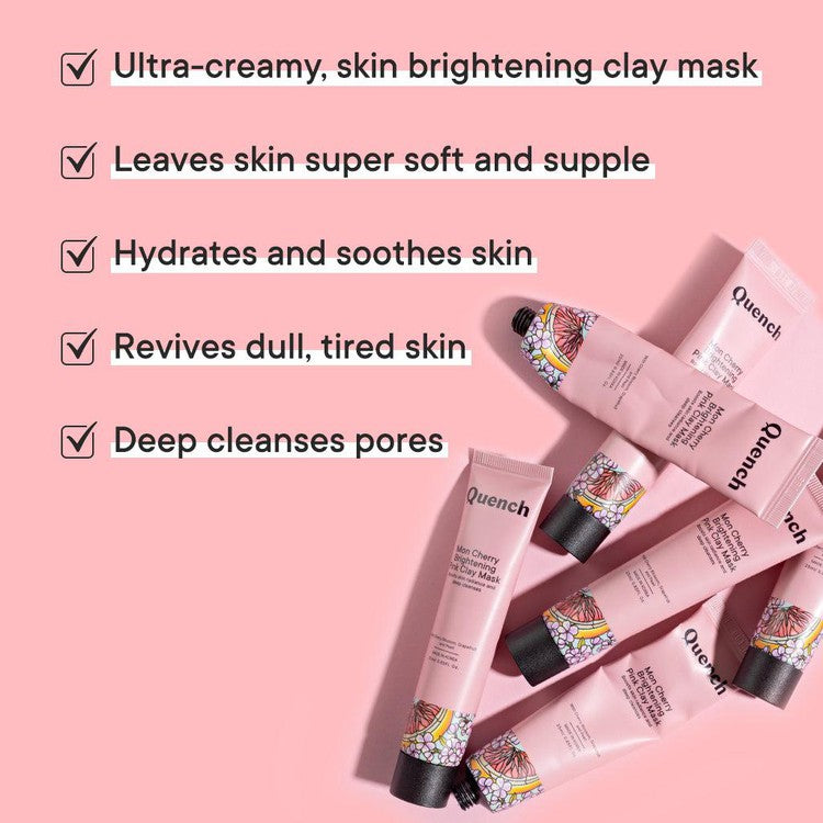 Brightening Pink Clay Mask with Cherry Blossom Radiance (Mini)