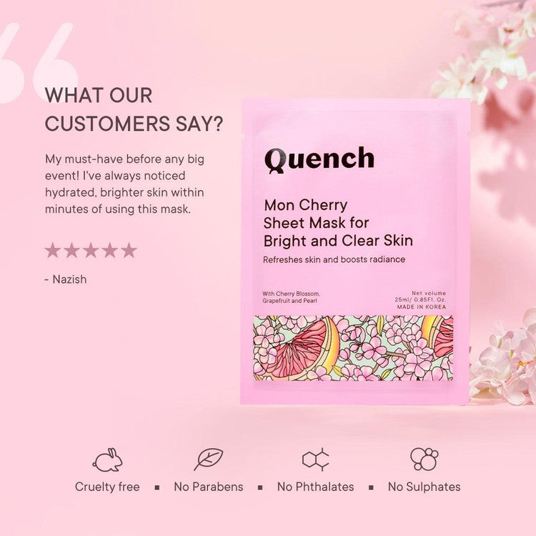 Brightening & Skin Clarifying Sheet Mask with Cherry Blossom Radiance - 25 ML