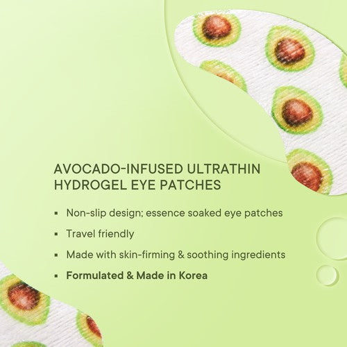 Brightening Under Eye Hydrogel Patch with Avocado Vitamins C & E - 1 PAIR