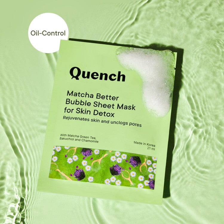 Bubble Sheet Mask with Matcha Green Tea Anti-Oxidants -21 ML