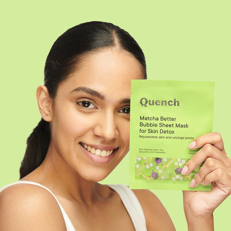 Bubble Sheet Mask with Matcha Green Tea Anti-Oxidants (Pack of 3)