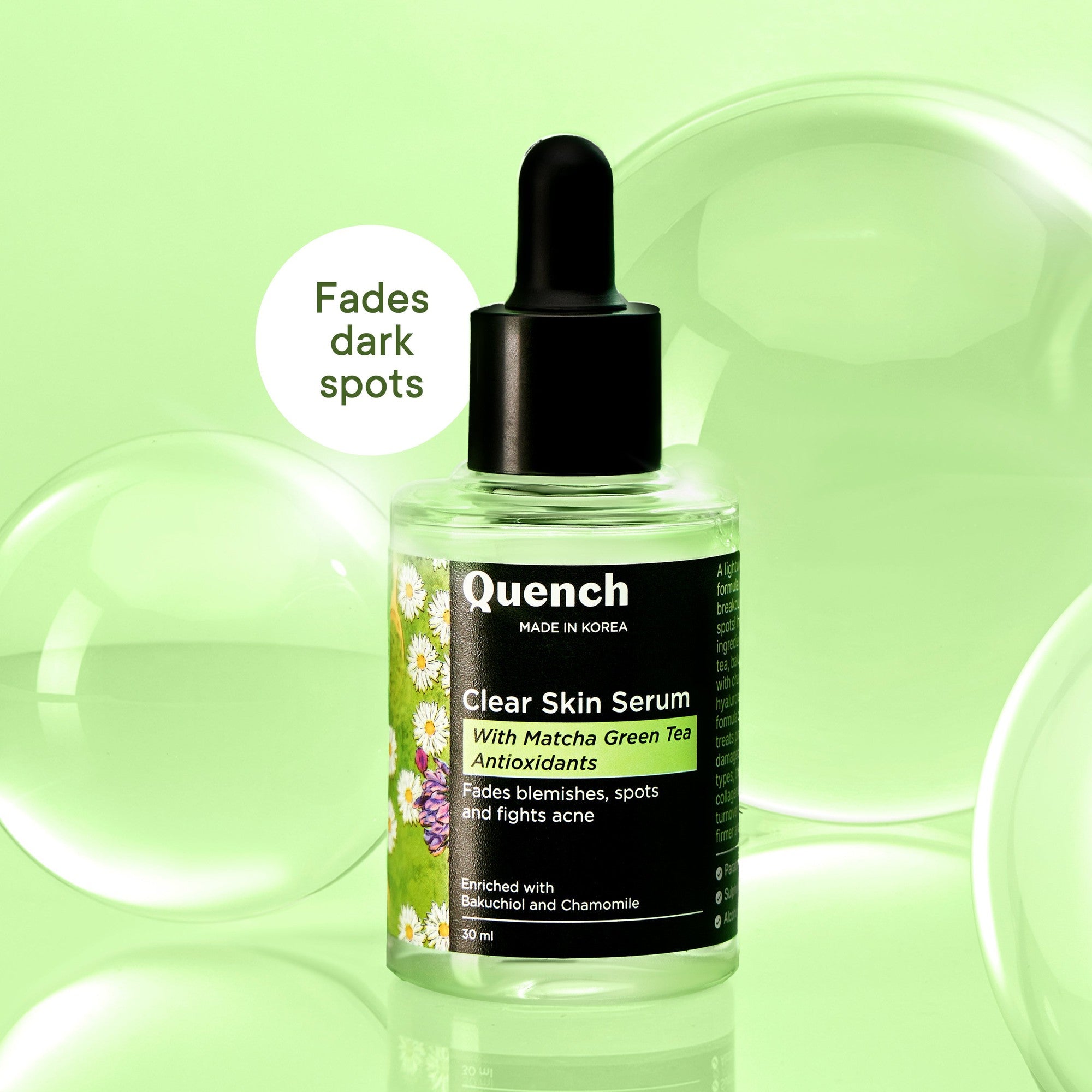 Clear Skin Serum with Matcha Green Tea Antioxidants - 30 ML