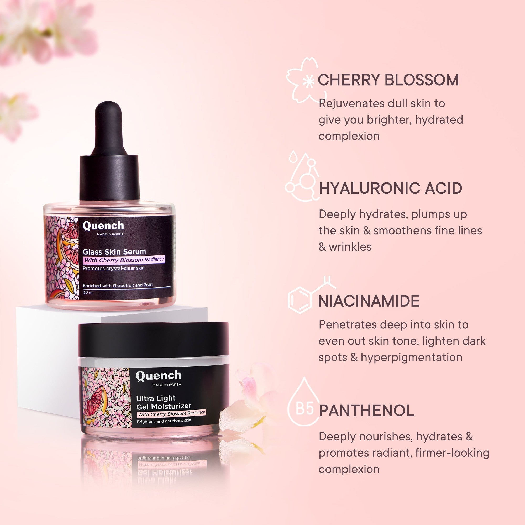 Glass Skin Combo with Niacinamide & Hyaluronic Acid