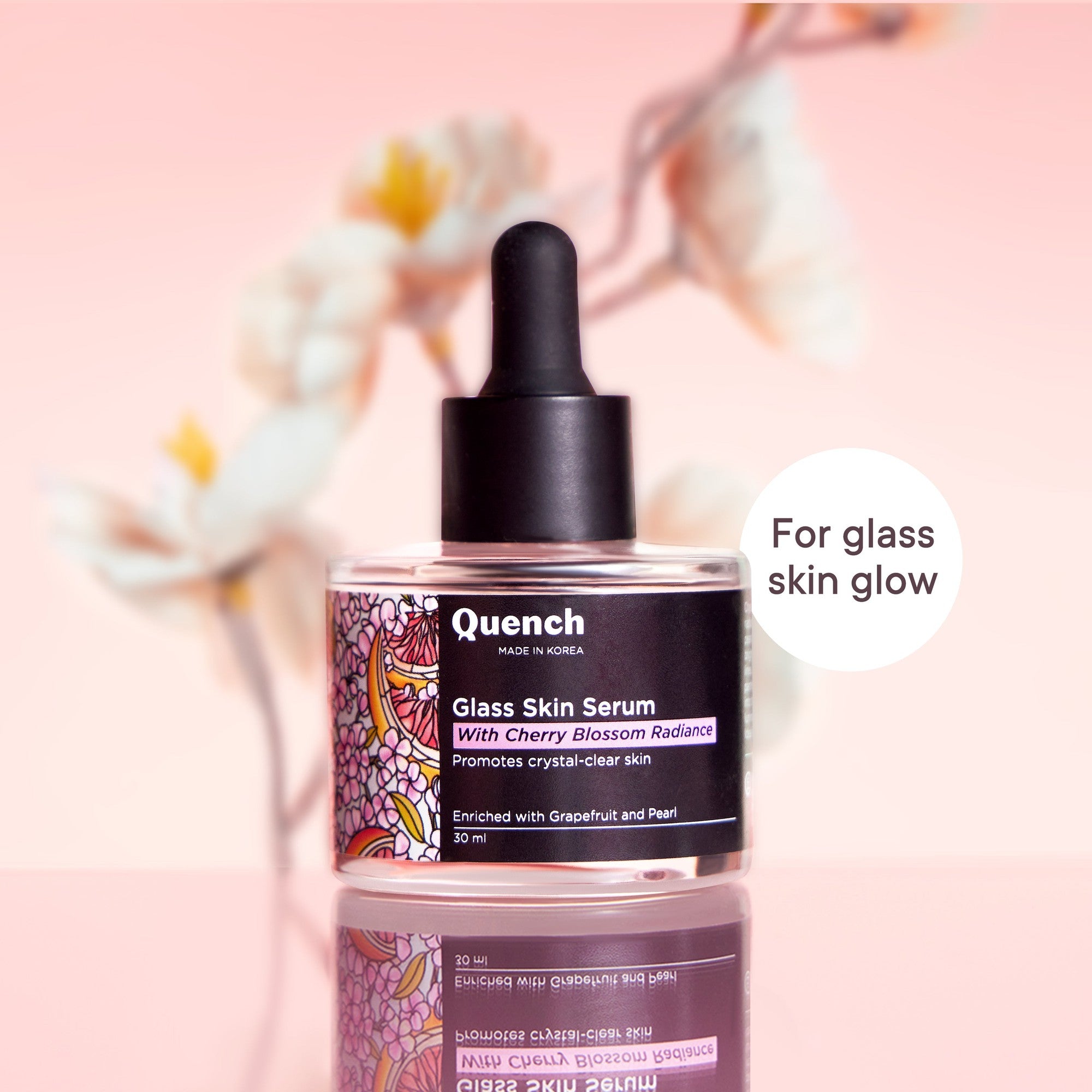 Glass Skin Serum with Cherry Blossom Radiance - 30 ML