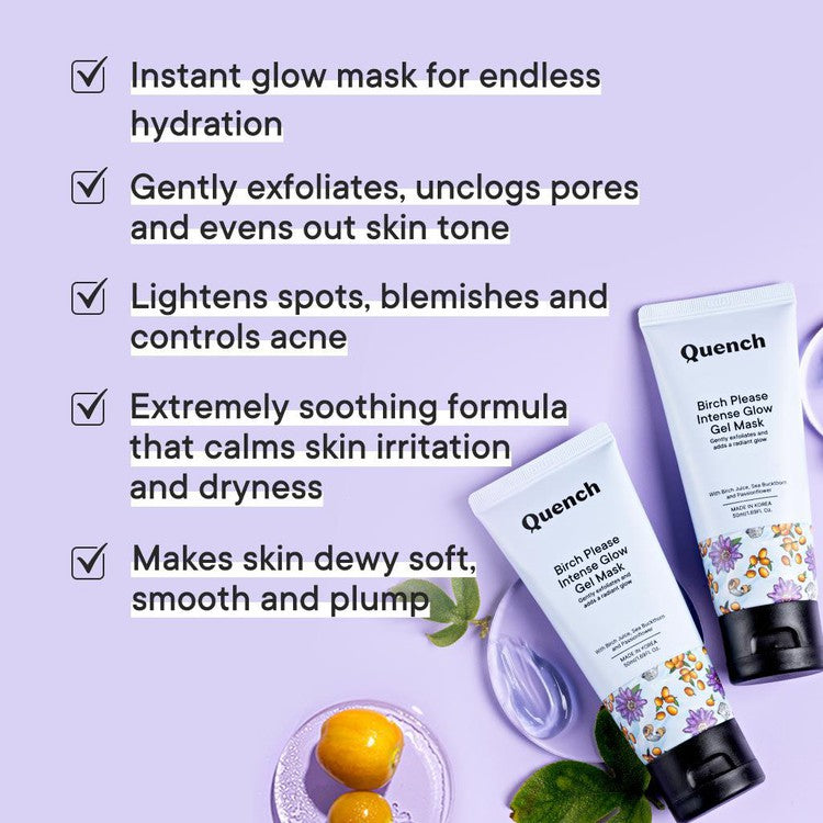 Intense Glow Gel Mask with Birch Juice Enzymes - 50 ML