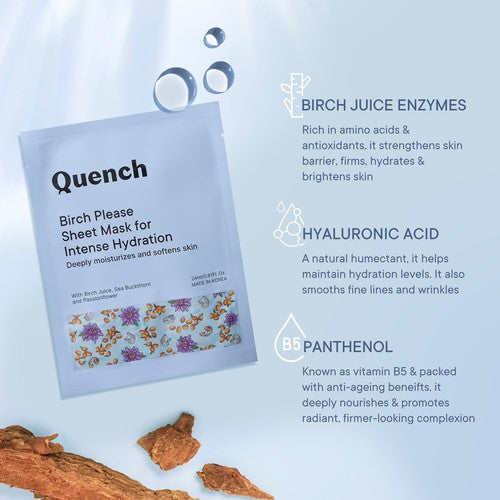 Intense Hydration Sheet Mask with Birch Juice Enzymes - 24 ML - Pack of 1