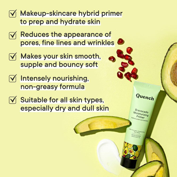 Moisturizing Primer with Avocado Vitamins C & E - 30 ML