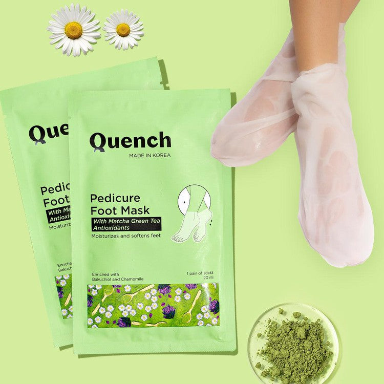 Pedicure Foot Mask with Matcha Green Tea