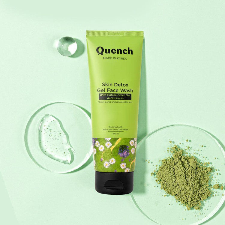 🎁 Skin Detox Gel Face Wash with Matcha Green Tea Anti-Oxidants - 100 ML - Free (100% off)