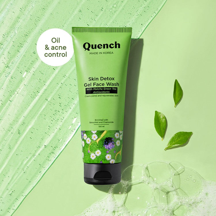 Skin Detox Gel Face Wash with Matcha Green Tea Anti-Oxidants - 100 ML