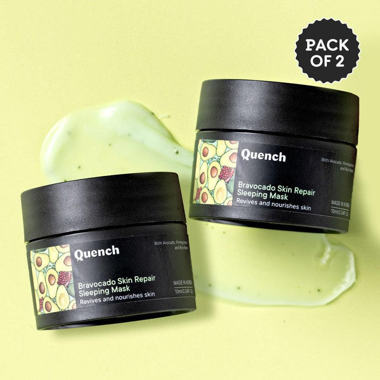 Skin Repair Night Gel Cream with Avocado Vitamins C & E Mini - Pack of 2