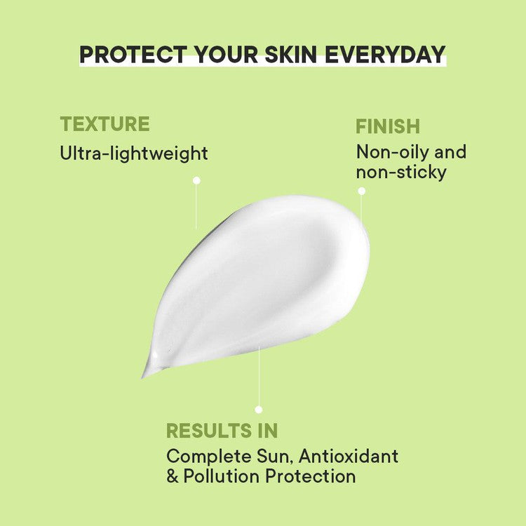 Ultra Light SPF 50+ PA++++ Sunscreen with Avocado Vitamins C & E (Pack of 2).